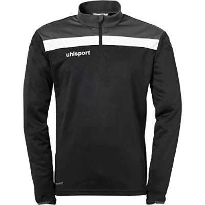 Abbildung von uhlsport Offense Langarmshirt für Kinder, Größe: 152, Schwarz/anthra/weiß