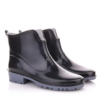 Abbildung von LEMIGO Gummistiefeletten kurze Gummistiefel Elke (41, Schwarz)