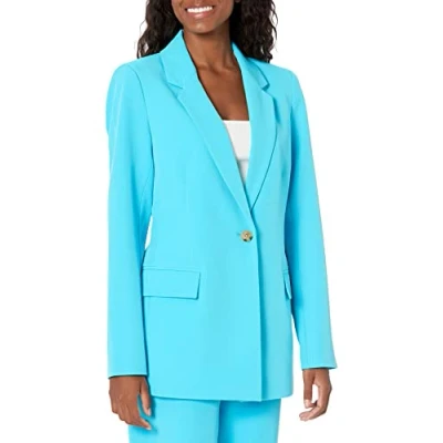 Abbildung von The Drop Blazer für Damen, Blake Lang, Ozeanblau, 5XL Große Größen