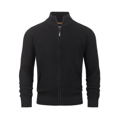 Abbildung von Indicode Jeans Inlayton Strickjacke, Herren, Größe: Small, Black