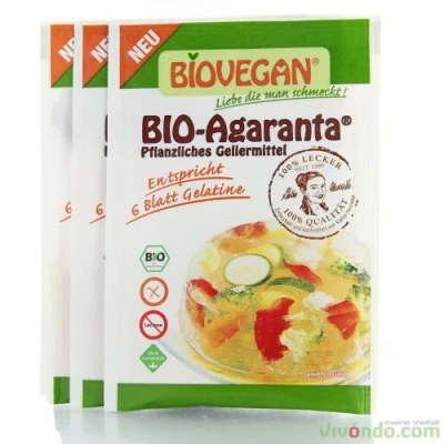 Abbildung von Bio Vegan Agaranta 3x6g (Agar Agar, Pfeilwurzelmehl) Backzutat, 10er Pack (10 x 18 g)