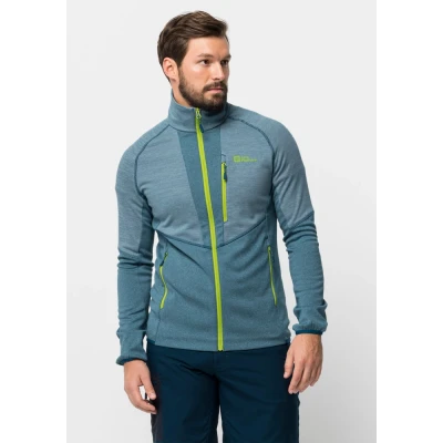 Abbildung von Jack Wolfskin Blattsteig FZ M Fleecejacke, Herren, Größe: Medium, Blue daze