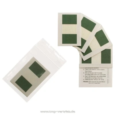Abbildung von 10 x Nigeria tattoo Fan Fahnen Set WM 2018 temporary Flag (10)