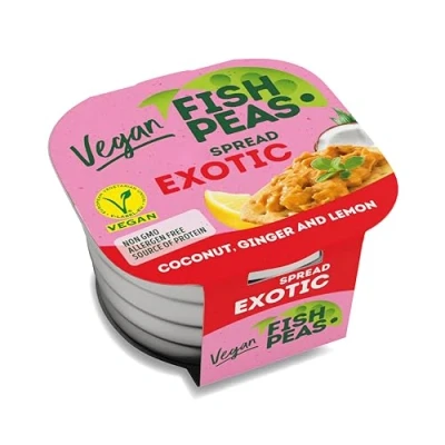 Abbildung von F`shPeas veganer Aufstrich 125g „Fisch“ in exotic Sauce, Vegane fischkonserve, Brotaufstrich