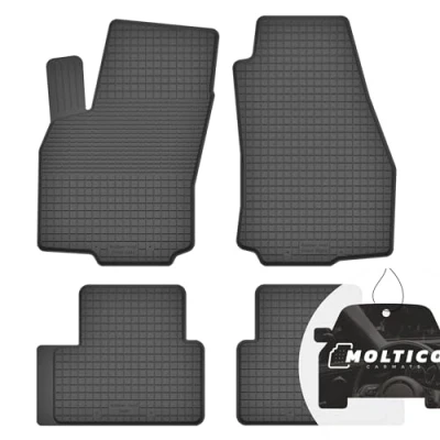 Abbildung von Gummimatten mit Rand Auto Fußmatten Gummi Automatten Passgenau 4 teilig Set passend für Volvo XC90 I 2002 2014