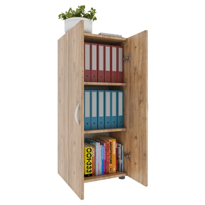 Abbildung von VCM Aktenschrank Büroschrank Bücher Ordner Ulas 3fach (1 St)