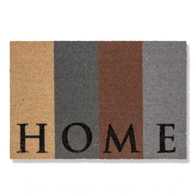 Abbildung von Carpido Fußmatte Kokos Home Türmatte 40x60 cm antibakterielle Eingangsmatte Kokosmatte mit Vinylrücken natürliches Material 100%