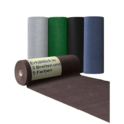 Abbildung von Primaflor Rasenteppich COMFORT, Braun, 2,00m x 6,00m UV stabil &amp; schnelltrocknend Mit Noppen Kunstrasen Teppich für Balkon, Terrasse Poolbereich Outdoor Bodenbelag nach Maß Balkonteppich