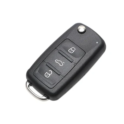 Abbildung von Ersatz Klapp Autoschlüsselgehäuse Funkschlüssel Schlüssel für Vw Golf Mk6 T1guan Polo Passat CC SEAT Skoda Octavia 3Taste
