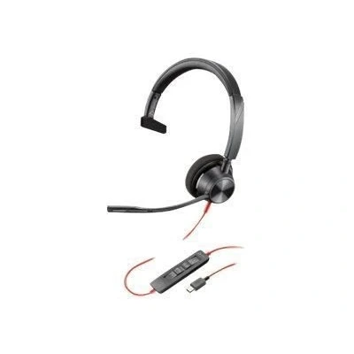 Abbildung von Poly Blackwire 3300 Series 3310 Mono Headset On Ear