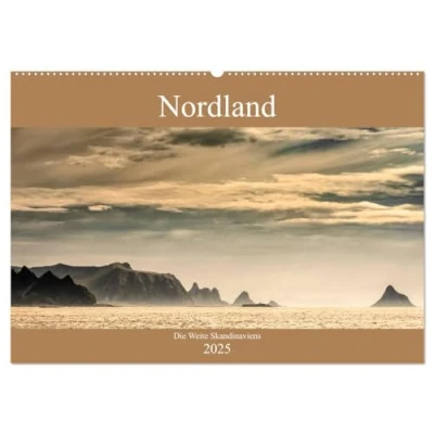 Abbildung von Nordland Die Weite Skandinaviens (Wandkalender 2025 DIN A2 quer), CALVENDO Monatskalender