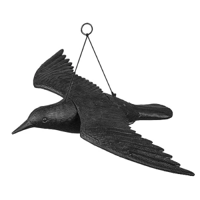 Abbildung von GarPet Vogel Schreck Vogelschreck fliegend Krähe Rabe Abwehr Vogelscheuche