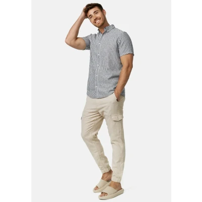Abbildung von Indicode Jeans Booth Cargohose, Herren, Größe: Large, Fog