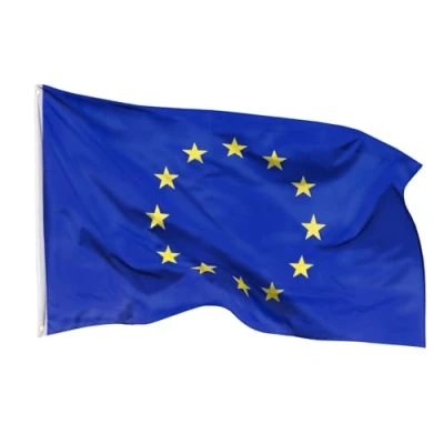 Abbildung von PHENO FLAGS Flagge Europa 90 X 150 cm Fahne Europaflagge Europafahne (Hissflagge für Fahnenmast), Inkl. 2 Messing Ösen