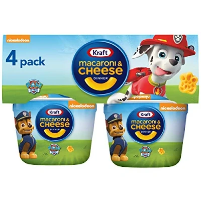 Abbildung von Kraft Easy Mac Paw Patrol Formen Makkaroni und Käse (4 mikrowellengeeignete Tassen)