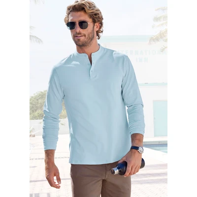 Abbildung von john devin Langarmshirt, Herren, Größe: 3XL, Hellblau