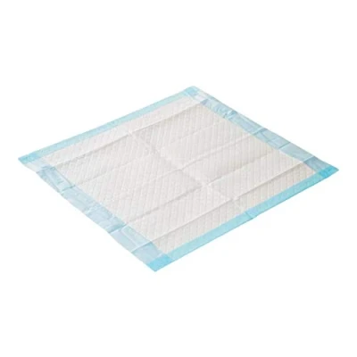 Abbildung von Krankenunterlage für Menschen mit Blasenschwäche 100 Stück 6 lagig saugstarke Inkontinenzunterlage 40 x 60 cm Ideal auch Babys oder als Welpenunterlage