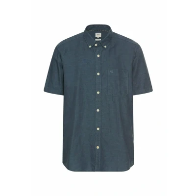 Abbildung von camel active Kurzarm Hemd, Herren, Größe: XXL, Tinted blue