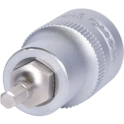 Abbildung von KS Tools 1/2&#039; Bit Stecknuss Innensechskant, kurz, 4mm, auf Hänger
