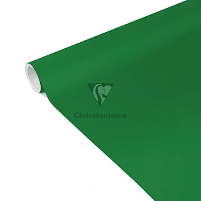 Abbildung von Clairefontaine 95802C 1 Rolle Geschenkpapier Tiny Rolls, 90g, 5 x 0,35m, praktisch in kleine Format, Rolle, farbig sortiert, Weihnachtsmotiven Hellgrün, Grün, Rot, Hellblau, Blau