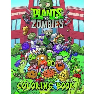 Abbildung von Plants vs Zombies Coloring Book: Funny Plant Zombie Books for Kids and Teens