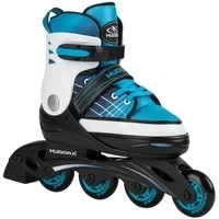 Abbildung von HUDORA Inline Skates Basic in blue/mint Inliner für Kinder &amp; Jugendliche versch. Größen Roller bis zu 4 verstellbar Ideal als hochwertiges Einstiegsmodell