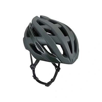Abbildung von BBB Cycling Unisex Adult Fahrradhelm Hawk Damen und Herren Aerodynamisch 21 Luftschlitze Rennrad BHE 151 Grün L (58 62 cm), matt olive green, 62cm)