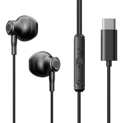 Abbildung von JOYROOM TYPE C Series JR EC07 USB In Ear Kopfhörer aus Metall