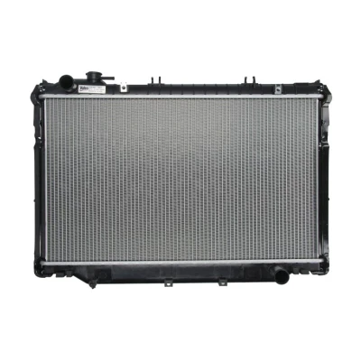 Abbildung von VALEO 732415 Kühler, Motorkühlung Aluminium 425 708 48 ohne Kühlmittelregler Kühlrippen gelötet TOYOTA: Land Cruiser Prado 70 SUV