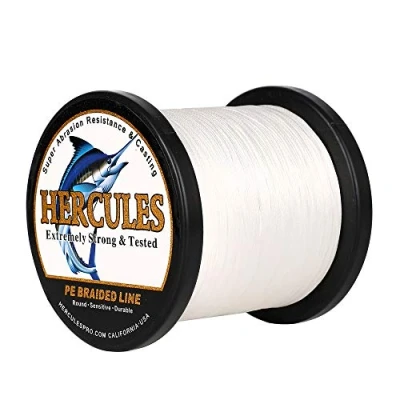Abbildung von HERCULES Super Cast 100m 2000m Yards Geflochtene Angelschnur 10lb 300lb Test für Salzwasser Süßwasser PE Geflecht Fischdraht Superline 8 Stränge