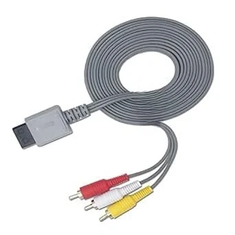 Abbildung von RUITROLIKER AV Kabel 10ft/3m TV Verbundkabel Retro 3 RCA Verlängerungskabel mit Wickler für Wii U Konsole