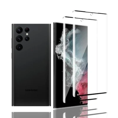 Abbildung von Zicurz 2 Stück Schutzglas für Samsung Galaxy S22 Ultra 5G, Panzer Schutz Glas, Schutzfolie, HD Displayschutz, Blasenfrei, 5G