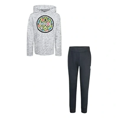 Abbildung von Hurley Jungen Hrlb Cloud Slub Set Sweatshirt + Hose, Schwarz/Weiß, 6 años
