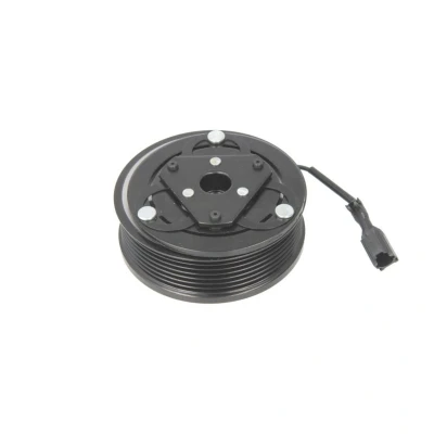 Abbildung von THERMOTEC KTT040208 Magnetkupplung Zexel, Typ DKV10R, sred. kola pas.100mm DKV10R 12 SUBARU: Forester III, Impreza III Schrägheck
