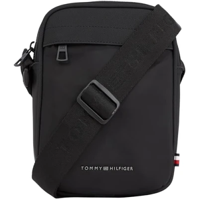 Abbildung von Tommy Hilfiger Repreve MINI Reporter Umhängetasche, Herren, Größe: One Size, Black