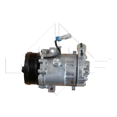 Abbildung von NRF EASY FIT 32172 Kompressor SD6V12 12 PAG 46 mit Kompressoröl Dichtungen OPEL: Astra G Caravan, Meriva A, Corsa C Schrägheck