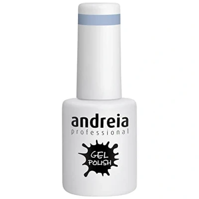 Abbildung von Andreia Professional Semi Permanenter Nagelgel Lack für UV/LED Lampe Intensiver Glanz und 4 Wochen haltbare French Manicure Lackierung Farbe 287 Blau Die Grüntöne 10.5 ml