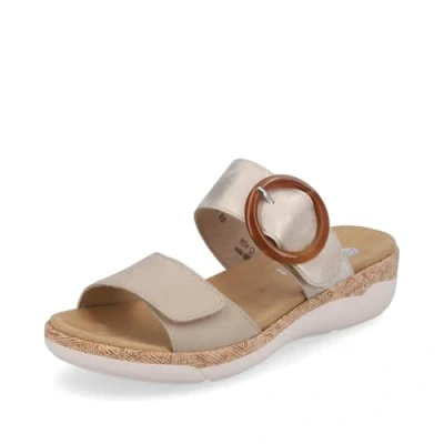 Abbildung von Remonte Pantolette flach, Damen, Größe: 39, Beige Schuhe