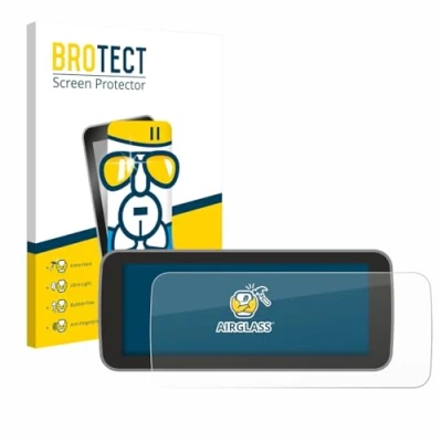 Abbildung von BROTECT Schutzglas für Fiat 500 E Uconnect 5 10&quot; Schutzfolie Panzer Folie Glas [Extrem Kratzfest 9H, Anti Fingerprint, Ultra Transparent]