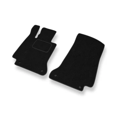 Abbildung von Mossa Fußmatten Auto kompatibel mit Mercedes Benz C Klasse W205 (2013 2021) schwarz Automatten Autoteppiche 2