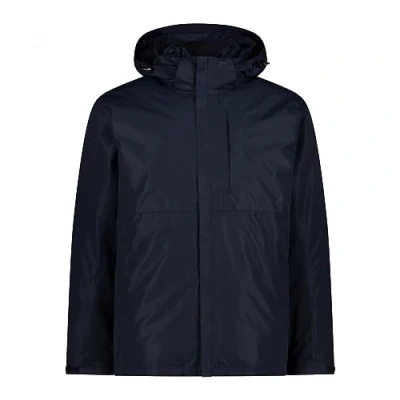 Abbildung von CMP MAN Jacket ZIP HOOD Detachable Outdoorjacke, Herren, Größe: 58, Black blue