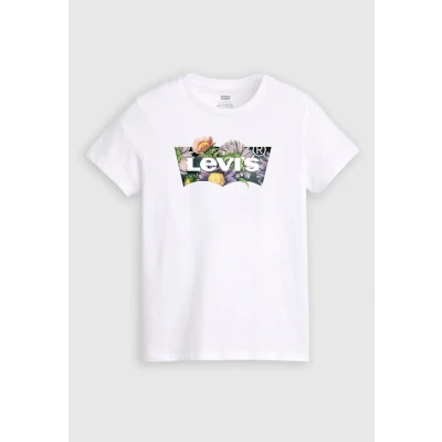 Abbildung von Levi&#039;s Perfect TEE Tshirt print, Damen, Größe: XS, Bright white