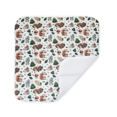 Abbildung von Balbina® Wickelunterlage Wasserdicht Wickeltischauflage Wickelauflage baumwolle 60x70 I Eichhörnchen