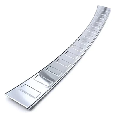 Abbildung von teileplus24 AL126 Ladekantenschutz Aluminium kompatibel mit BMW X2 F39 2018 , Farbe:Silber