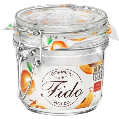 Abbildung von Bormioli Rocco Vorratsglas &quot;Vorratsglas &quot;Fido&quot; 0,35l&quot;, (Set, 6 tlg., Stück, 0,35l Fassungsvermögen), gefriergeeignet, luftdicht verschließbar