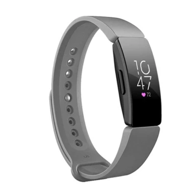 Abbildung von Fitbit Inspire 1 / HR Ace 2 Silikonband Größe: Groß Grau