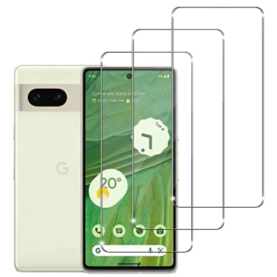 Abbildung von Jinyunlai Panzer Schutz Glas für Google Pixel 7 Panzerglas, HD Displayschutzfolie, 9H Härte Schutzglas Schutzfolie, Frei von Kratzern, Ultra klar Panzerfolie 3 Stück