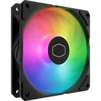 Abbildung von Cooler Master SickleFlow Edge 120 ARGB mm Lüfter (6902500 U/min, PWM), hoher Luftstrom (70,7 CFM) und statischer Druck (3,61 mmH2O), Gen 2, LED Controller, 32,8 dBA max. Schwarz