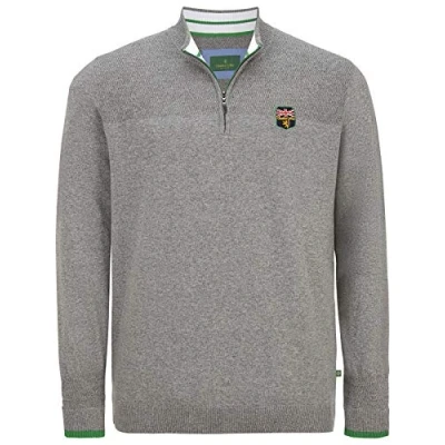 Abbildung von Charles Colby Strickpullover, Herren, Größe: XL, Grau