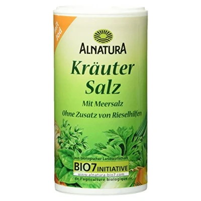 Abbildung von Alnatura Bio Kräuter Meersalz mit Jod, 200g